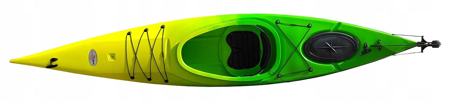 SINGLE-PERSON TOURING KAYAK 350 HD + RUDDER LAKE RIVER ONE Brand Scorpio Kayak