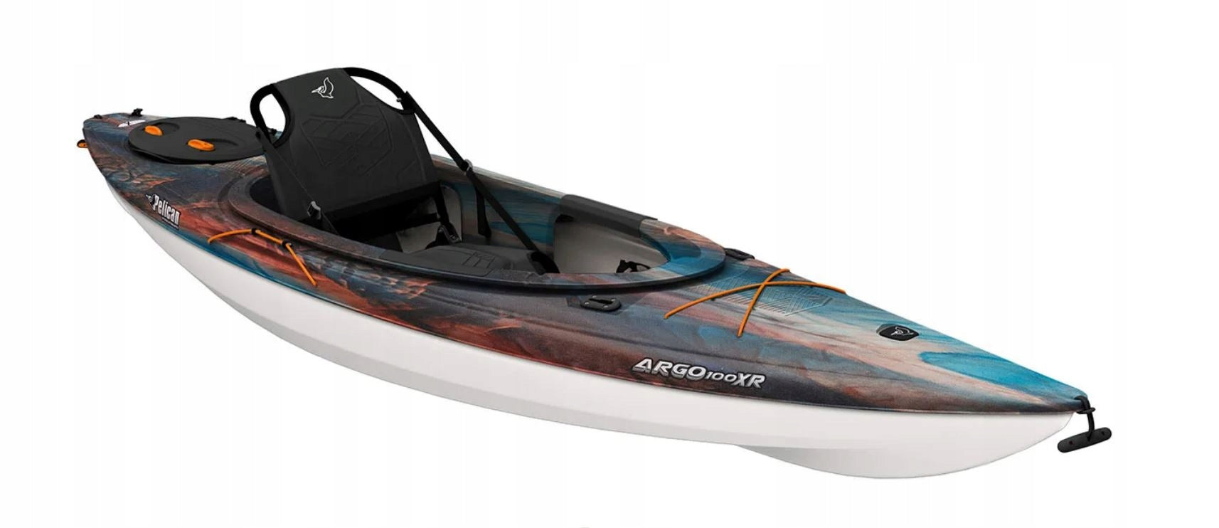 SINGLE PERSON TOURIST KAYAK ARGO 100XR STABLE COMFORTABLE LIGHT PELICAN