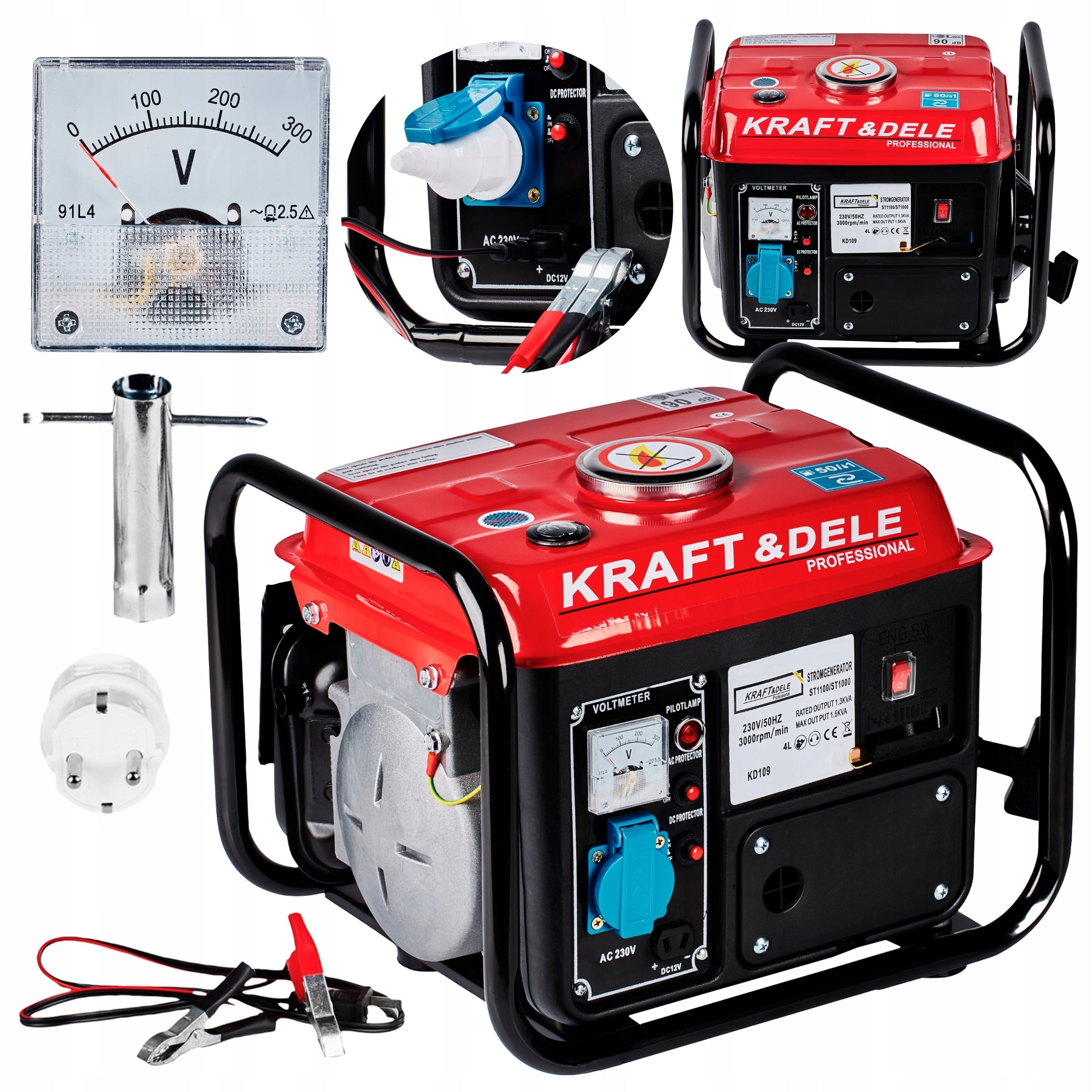 SINGLE PHASE GENERATOR SET 1200W PORTABLE PETROL GENERATOR