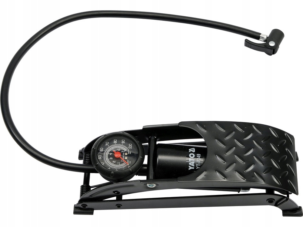 SINGLE PISTON FOOT PUMP WITH ACCESSORIES YT-7349 YATO Brand Yato