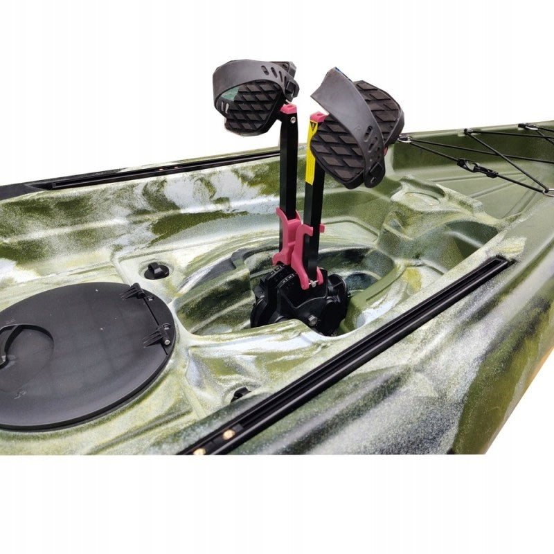 SINGLE SEATER FISHING KAYAK MODULAR FOLDING WITH FOOT DRIVE SCORPIO Length 276 cm