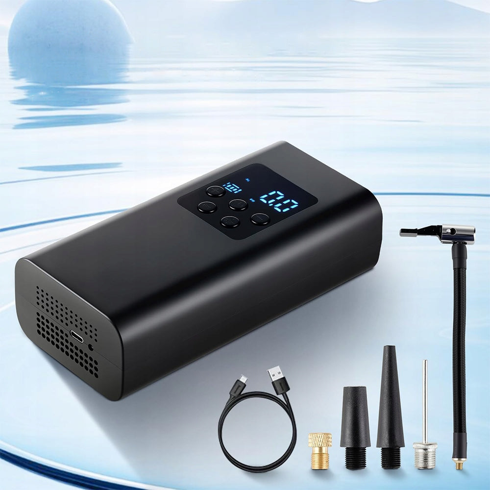 SINGLE TOUCH ELECTRIC PUMP WITH AUTOMATIC TIRE STOP 150PSI Manufacturer code 78678678
