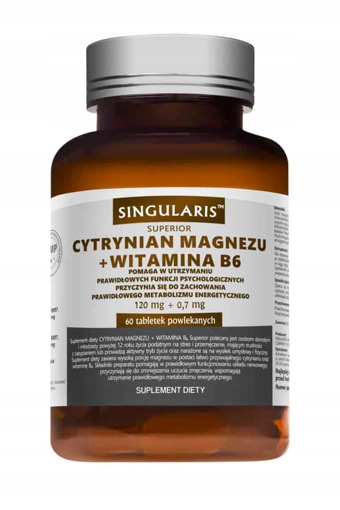 SINGULARIS Magnesium citrate+B6 120 pieces For universal
