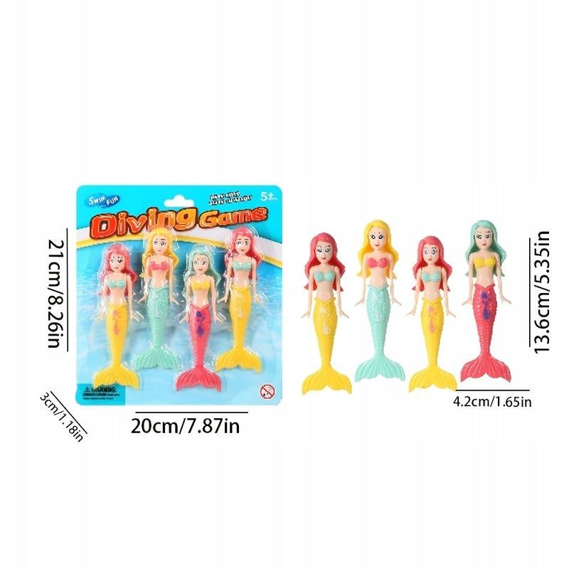 SINKHOLE DIVING TOY LEARNING TO SWIM MERMAIDS FOR SWIMMING POOL FOR WATER BATH Manufacturer code ZATOPKI SYRENKI