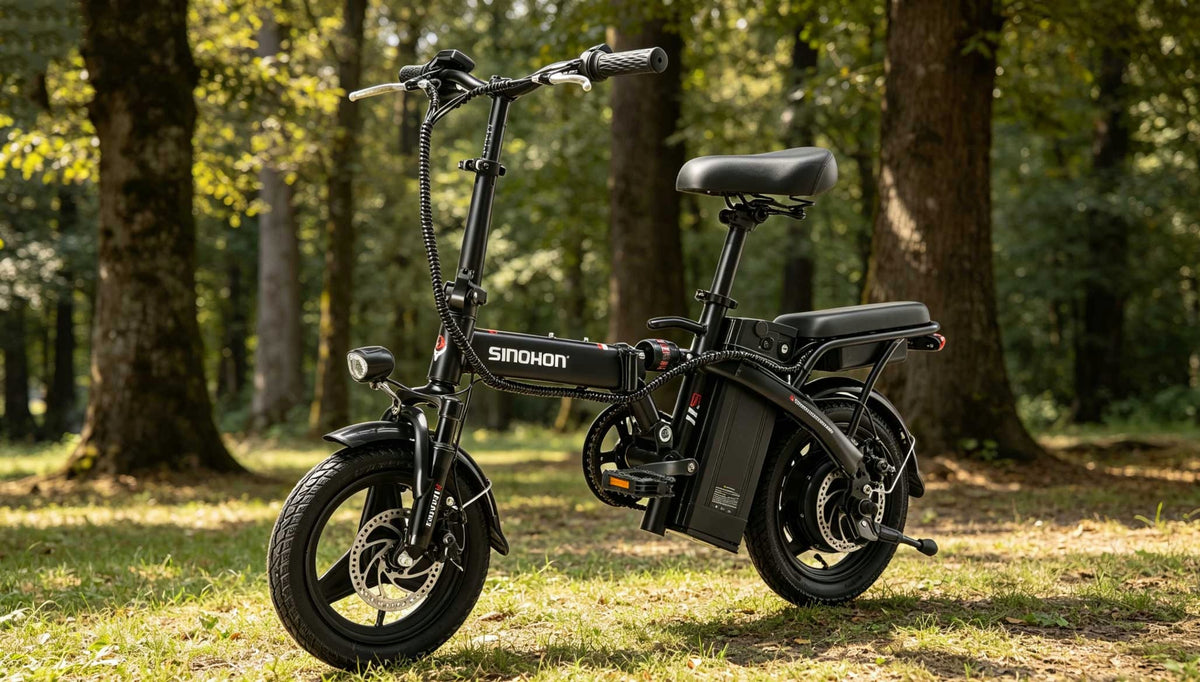 SINOHON M3 Pojazdy elektryczne Męski/Damski 36V10.4Ah 500W 25km/h 14” 50KM Packaging status original