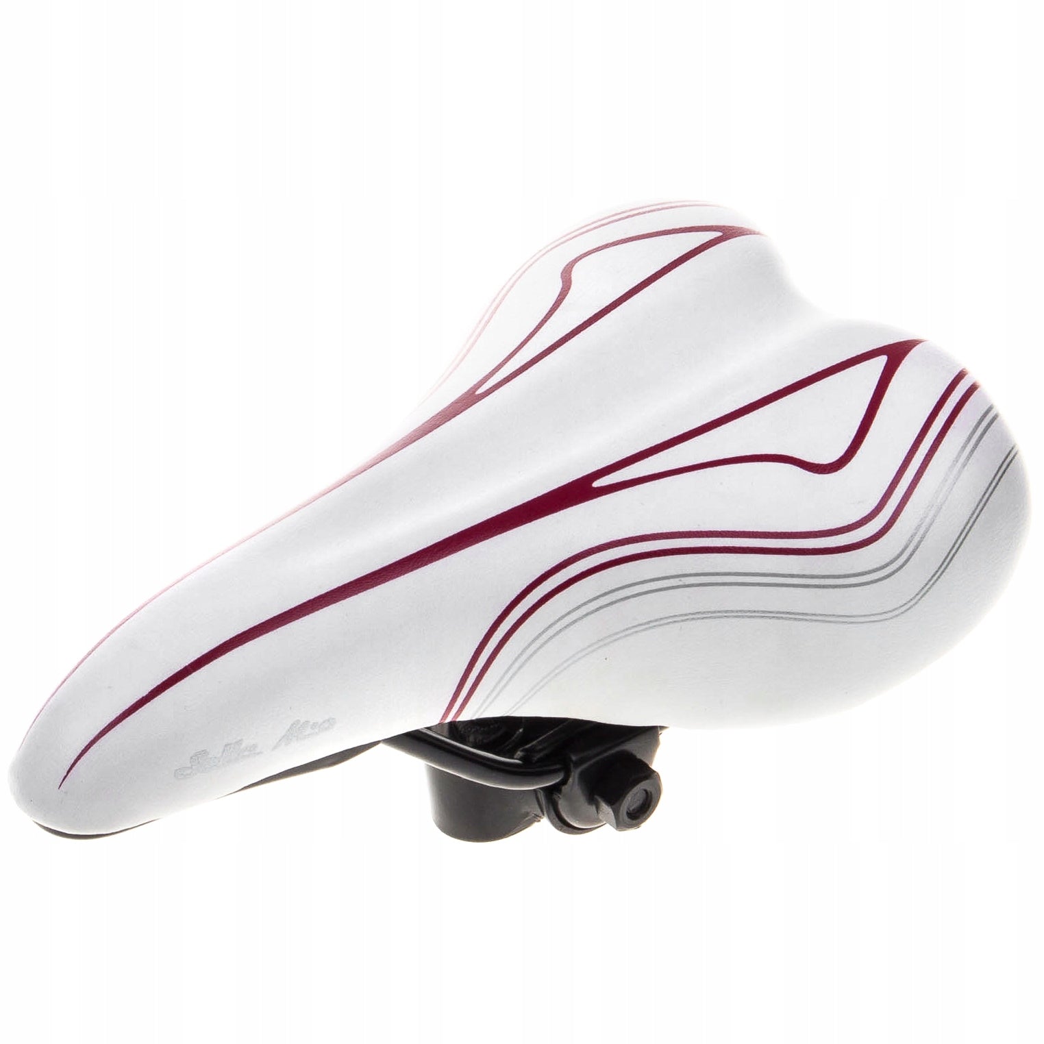 Kinderfahrradsattel Selle Mio Liri, rosa/weiß 