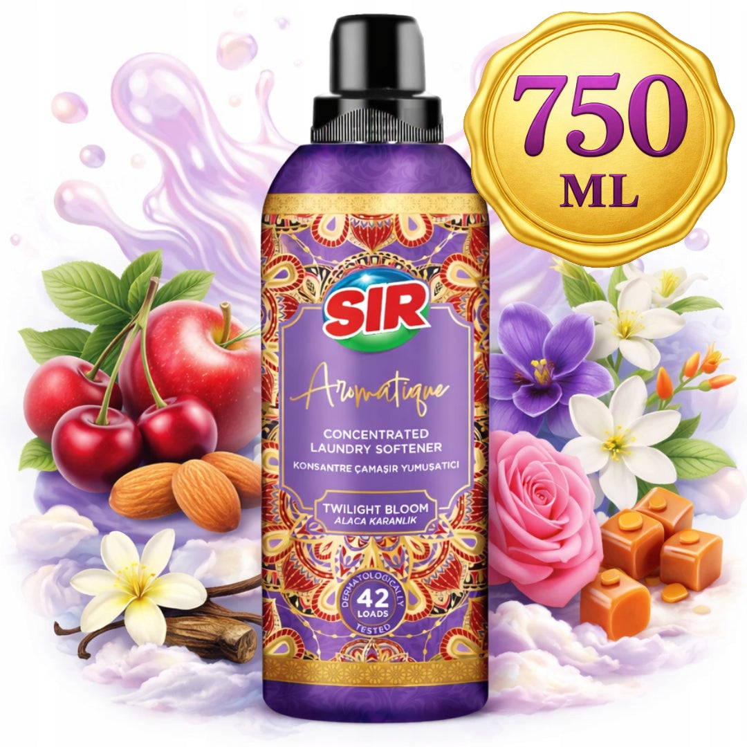 SIR FABRIC SOFTENER 750ML TWILIGHT BLOOM PERFUME CONCENTRATE 42 WASHES