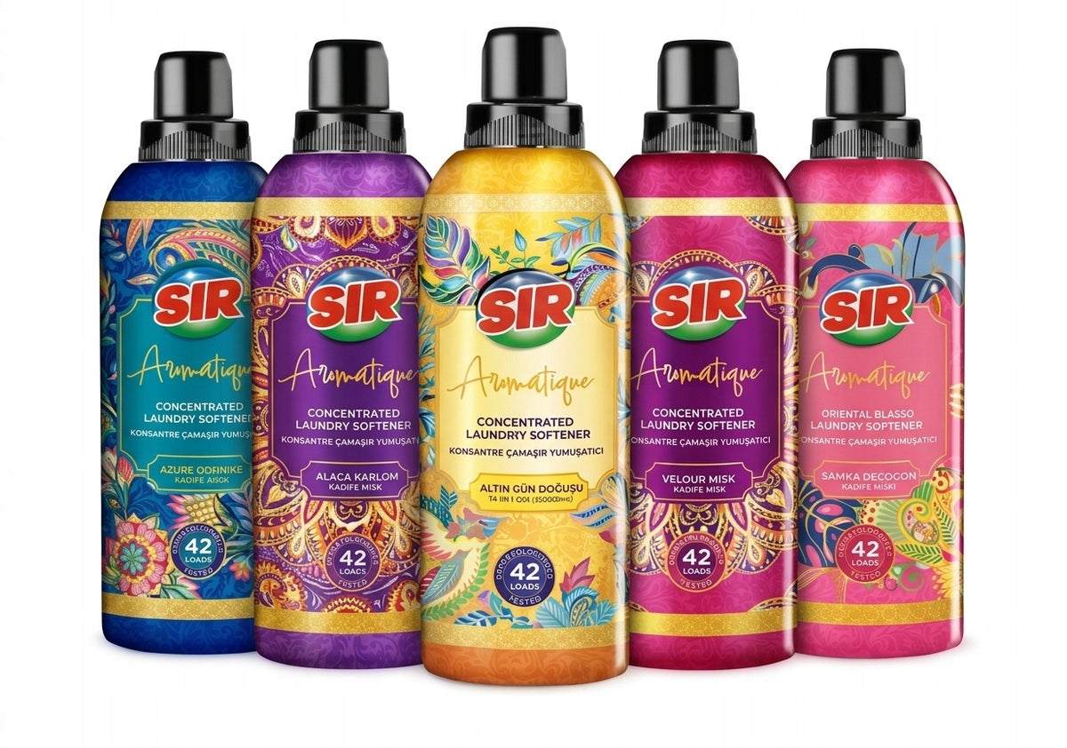 SIR SOFTENER PERFUMED CONCENTRATE SET OF 5X750ML 42 WASHES
