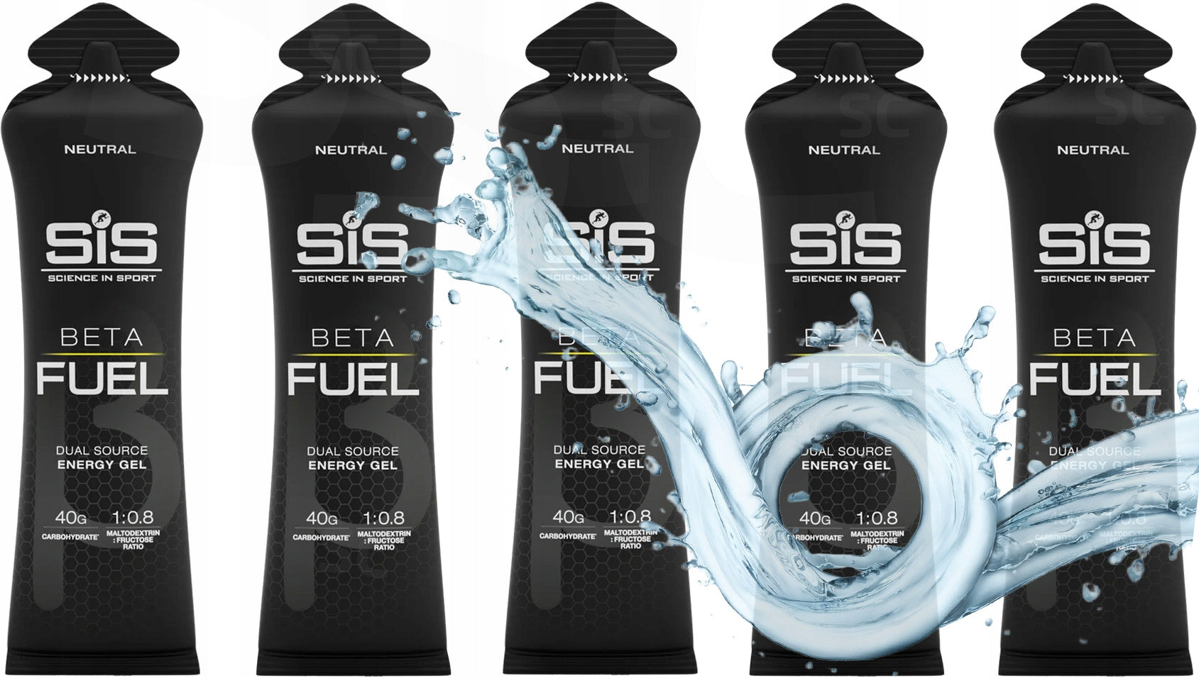 SIS ENERGY GEL 5x 60ml BETA FUEL ENERGY Neutral natural tasteless Expiration date at least six months from the date of purchase