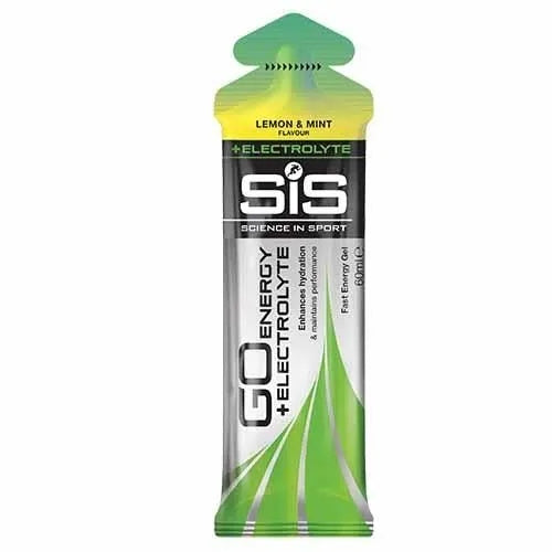 SIS ENERGY GEL 60ml GO +ELECTROLYTE GEL | Lemon Mint Expiration date at least six months from the date of purchase