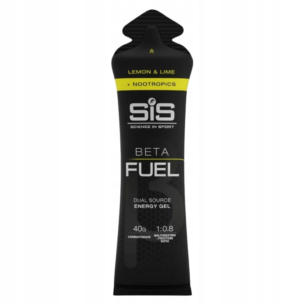 SIS ENERGY GEL BETA FUEL NOOTROPICS 60ml CARBOHYDRATES STRENGTH STIMULATION Packaging status original
