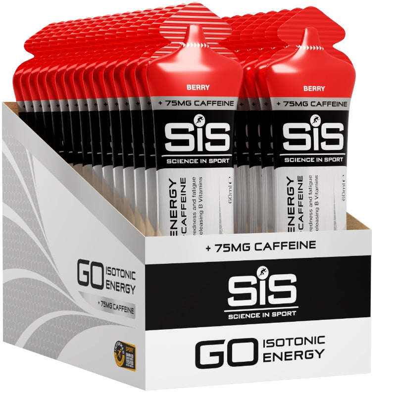 SIS ENERGY GEL WITH CAFFEINE GEL 10x60ml Berry