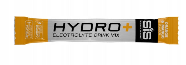 SIS Electrolyte Drink HYDRO+ Drink Mix Electrolyte 4.1gr. Orange & Mango