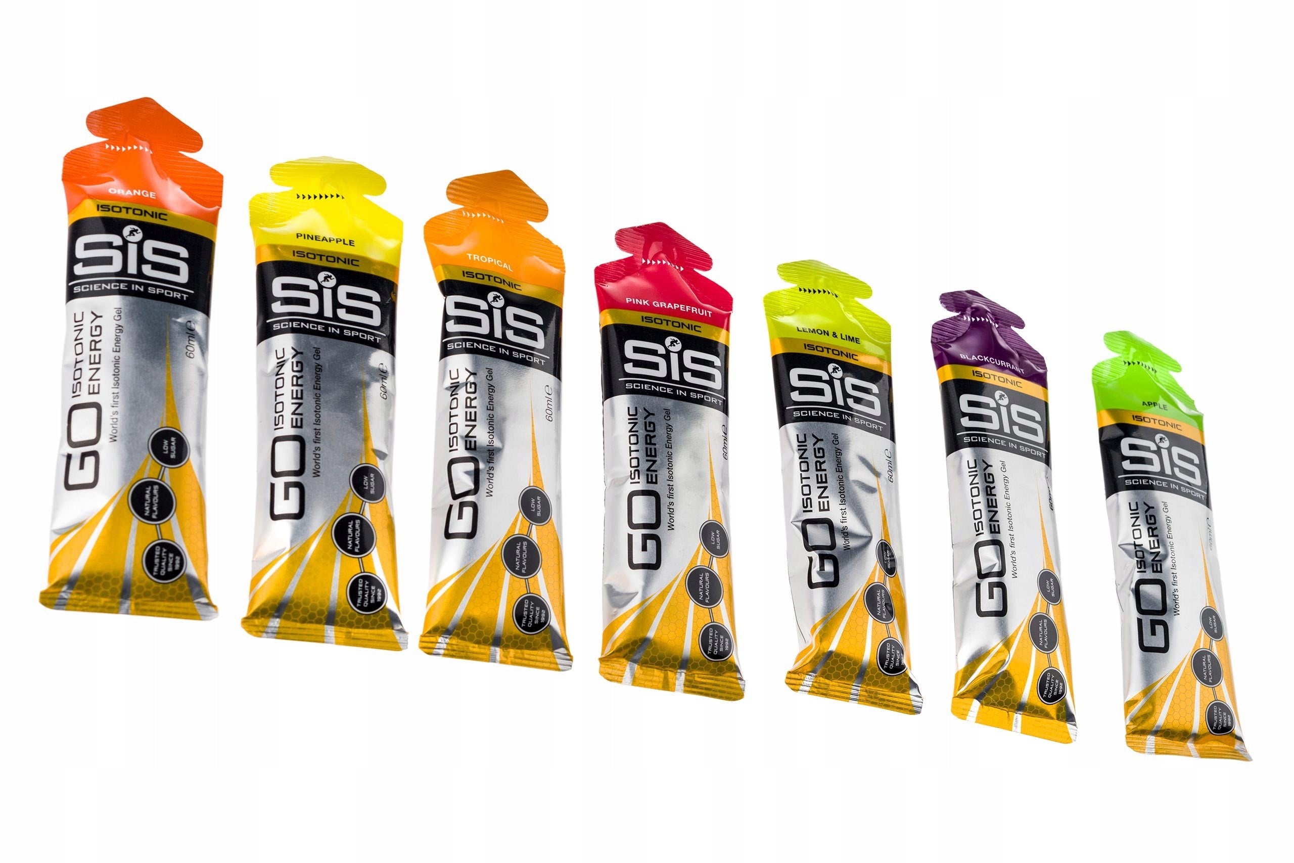 SIS GO Energy isotonic gel (7 x 60 ml) Manufacturer code SIS ŻEL IZOTONICZNY GEL ENERGY 7x60 ml