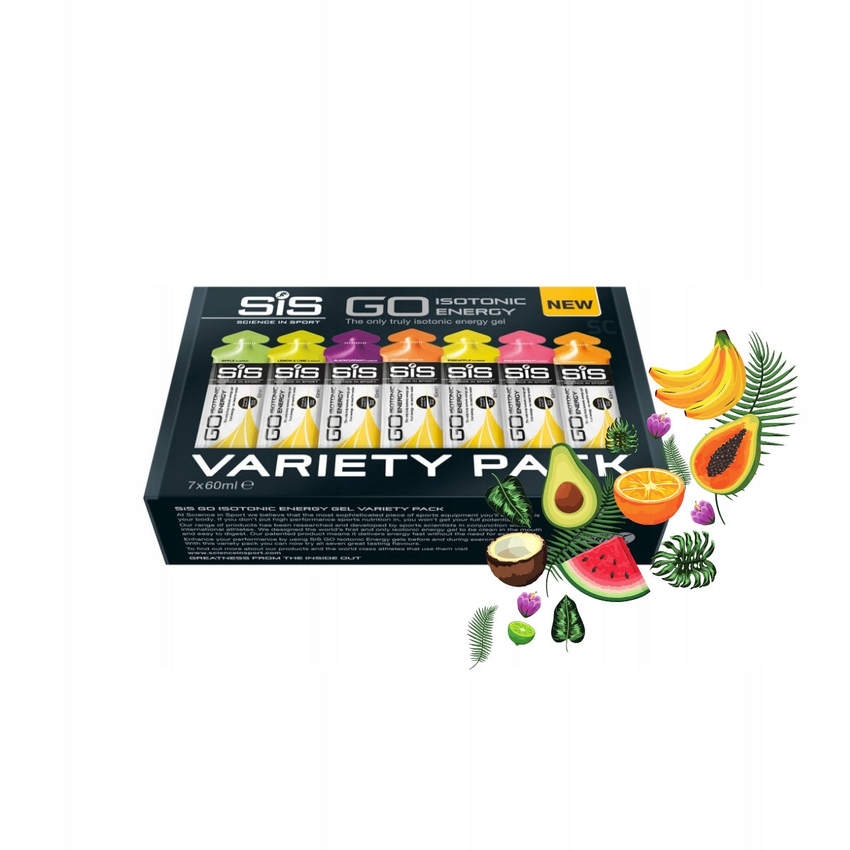 SIS GO Isotonic gel 60ml Fruit Salad Brand Science in Sport