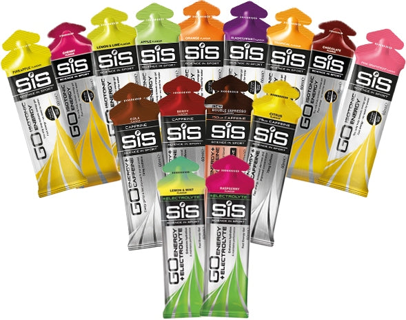 SIS Go Energy Gel 15 gels SIS (9 energy +3 caffeine +3 electrolytes)
