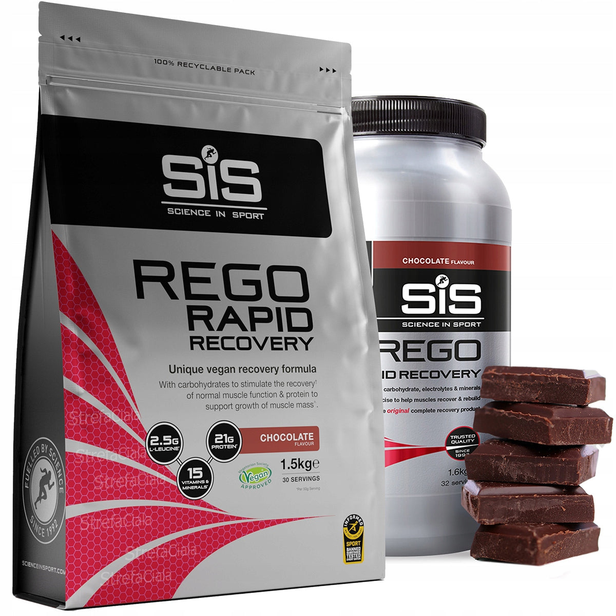 SIS Rego Rapid Recovery 1500g POST-WORKOUT RECOVERY| Chocolate