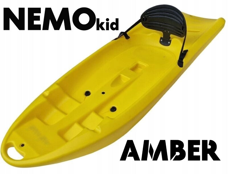 SIT-ON-TOP kayak AMBER NEMO KID, 182.5 x 61 x 23 cm, Yellow, up to 55 kg