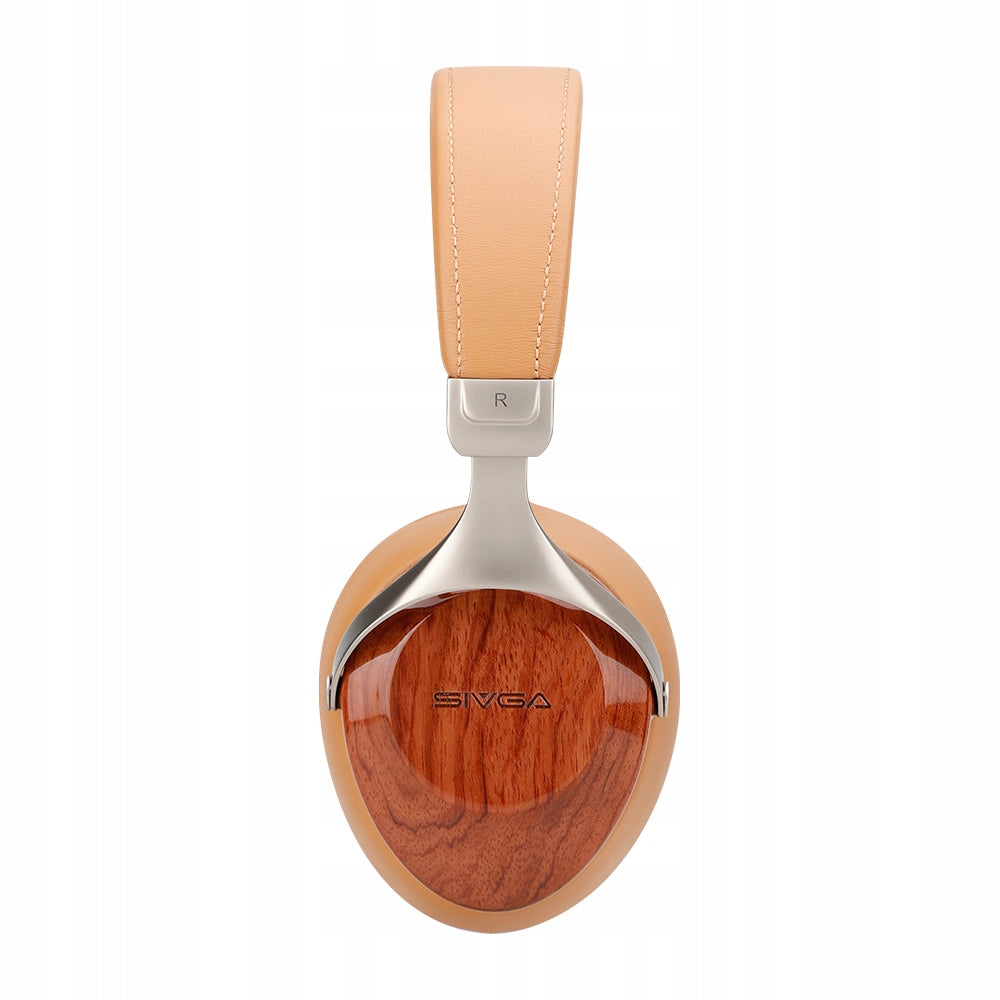 SIVGA Robin SV021 Headphones Closed 50mm Driver - Colour Light Brown Brand Sivga