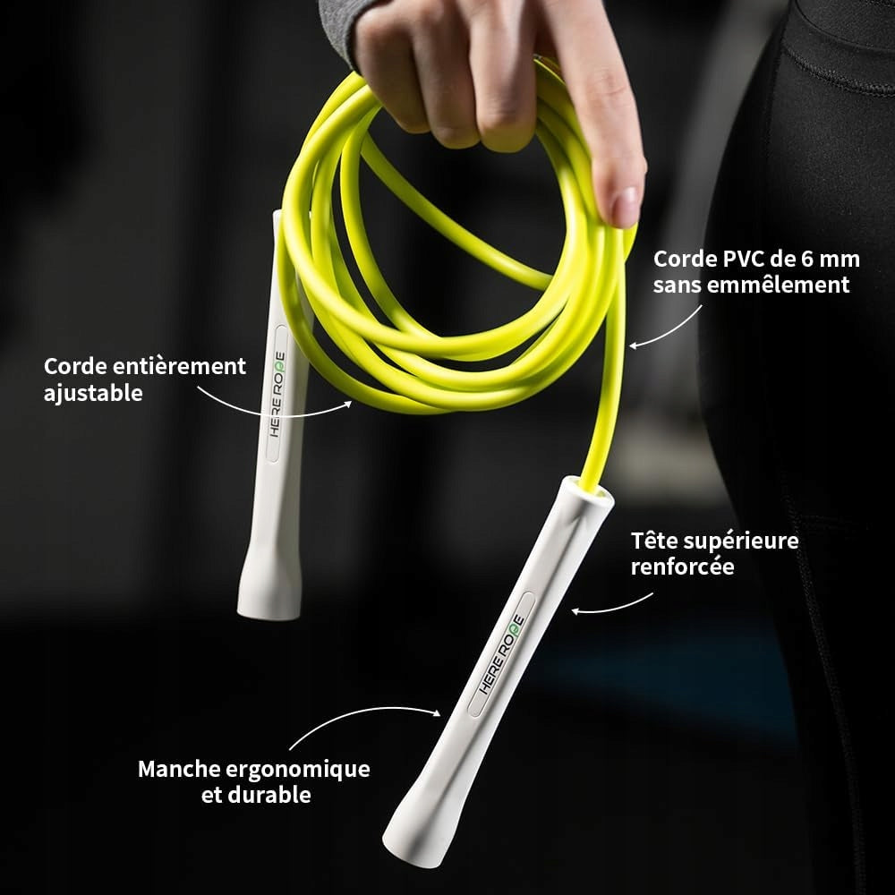 SKAKANKA FITNESS SPEED ROPE PVC 6 MM 3,1 M TRENING CARDIO Manufacturer code 5906663068591