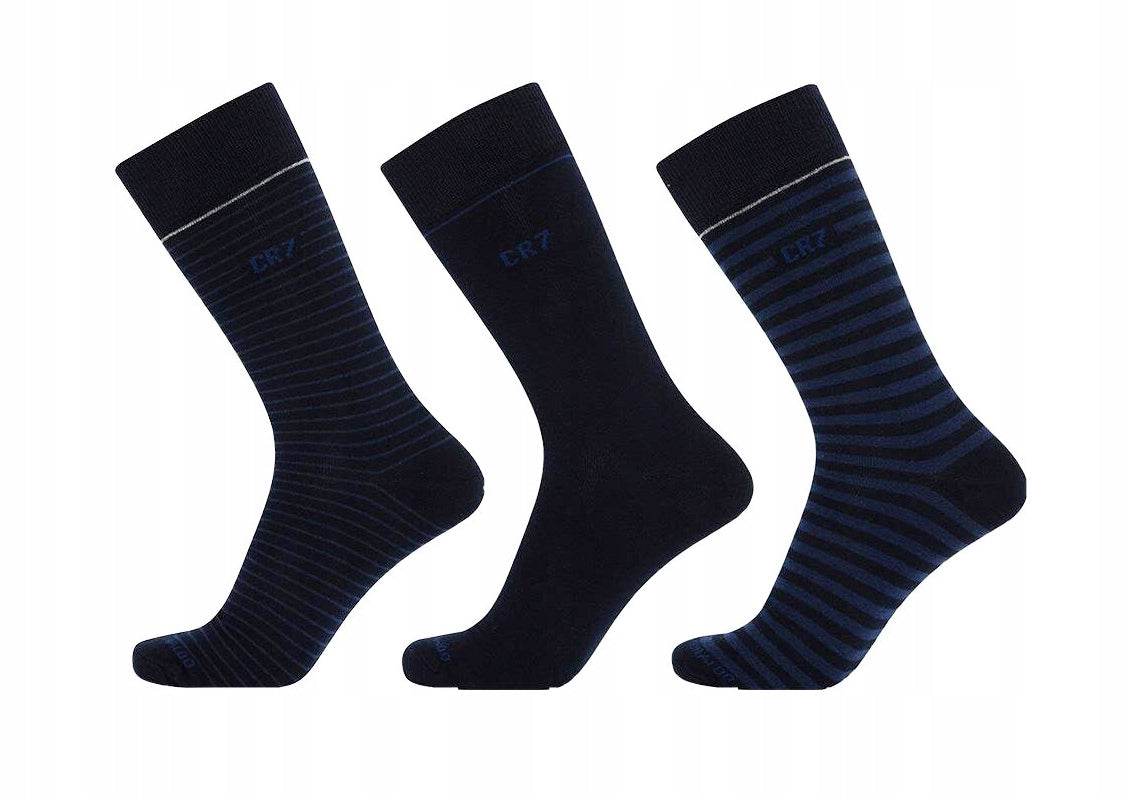 Herrensocken Cristiano Ronaldo CR7 Fashion, 3 Paar in einer Box 