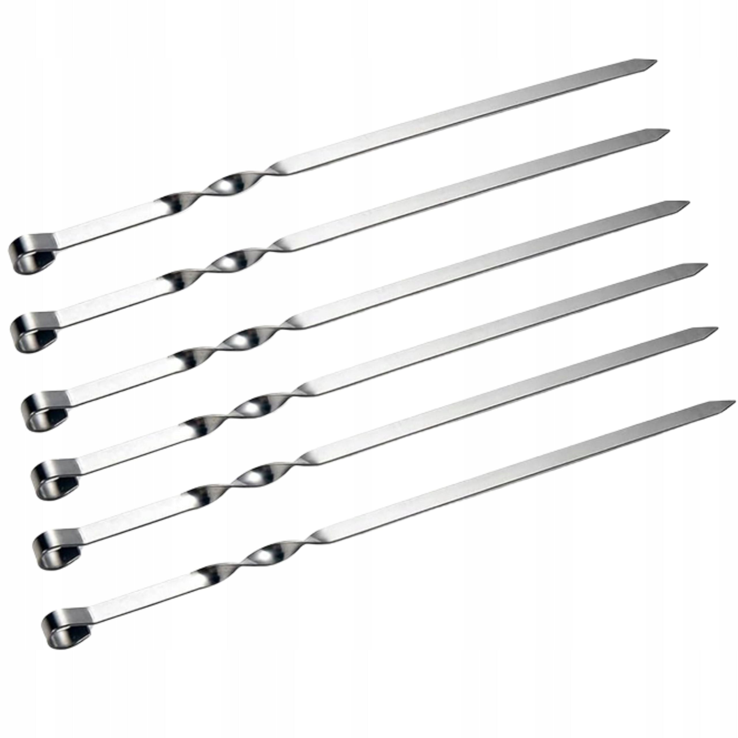 SKEWERS SHAMPOOS FOR GRILL MEAT SKEWERS 6 PCS 50cm STAINLESS Manufacturer code 8101667