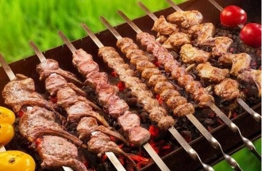 SKEWERS SHAMPOOS FOR GRILL MEAT SKEWERS 6PCS 50cm STAINLESS Manufacturer Pronett