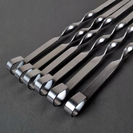 SKEWERS SHAMPOOS FOR SKEWERS MEAT FOR GRILL 6PCS 60cm +COVER Manufacturer no brand