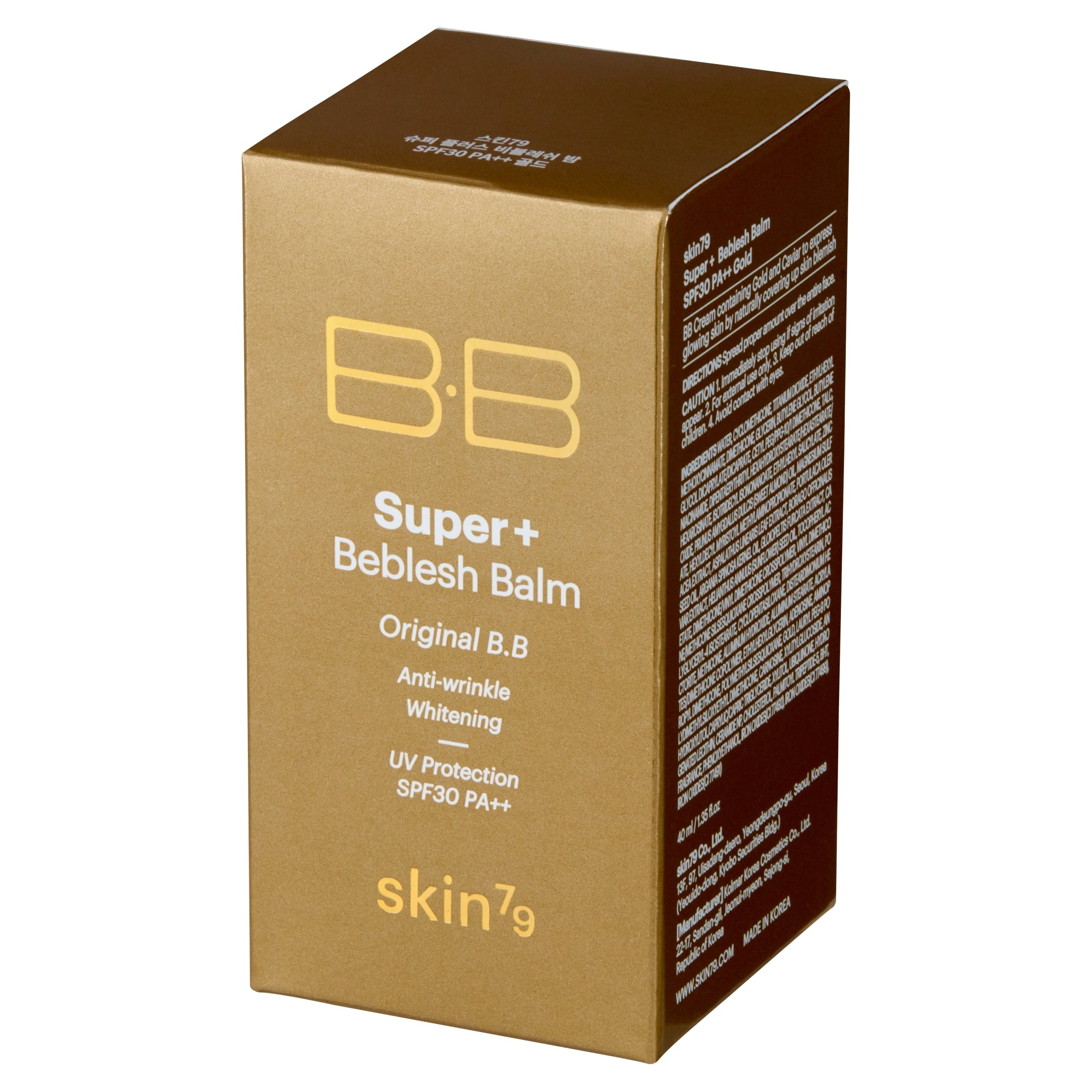 BB veido kremas Skin79 Super + Beblesh Balm, 40 g, Gold