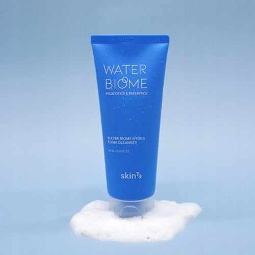 Sanfter Gesichtsreinigungsschaum mit Probiotika und Präbiotika Skin79 Water Biome Hydra Foam Cleanser, 150 ml 
