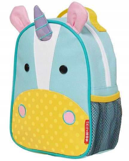 SKIP HOP ZOO Mini Unicorn Backpack with Safety Lanyard for Kids