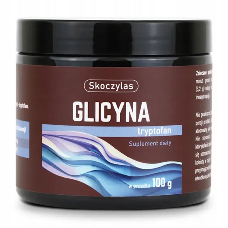 SKOCZYLAS Glycine tryptophan powder 100g stress fatigue mood improvement