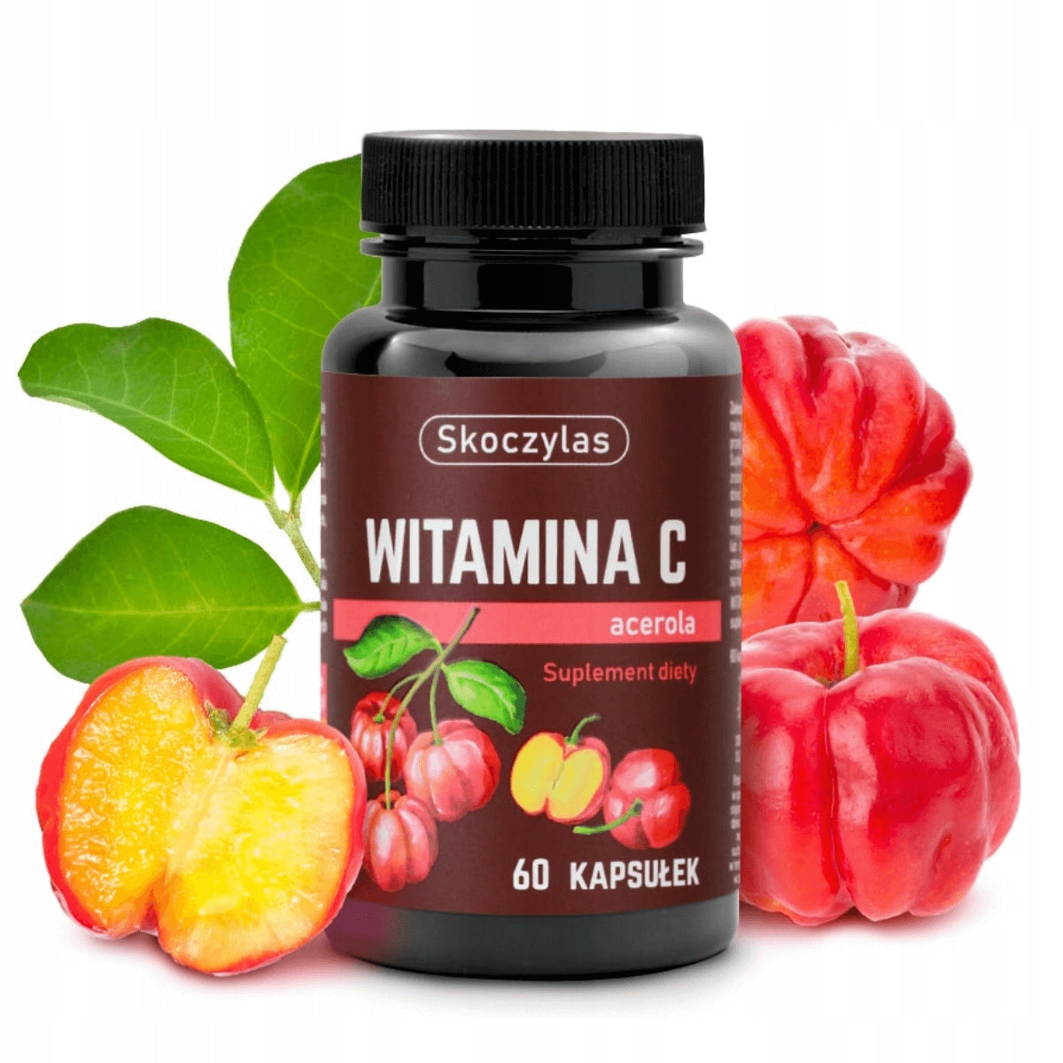 SKOCZYLAS Vitamin C Extract Acerola Hyaluronic Acid 60 kaps Resistance Medical device no