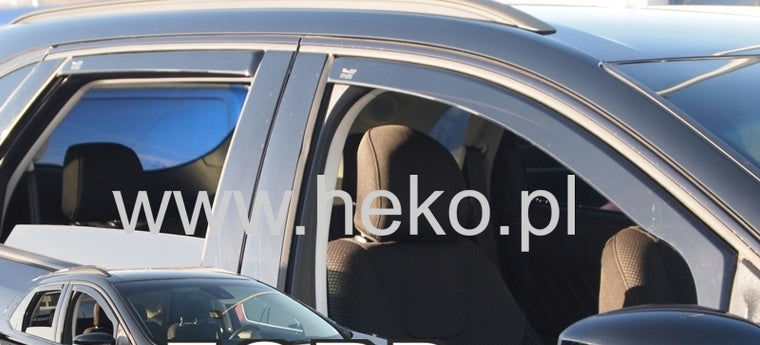 Vėjo deflektorius Heko 28318 5D, priekinis, galinis, 4 vnt.