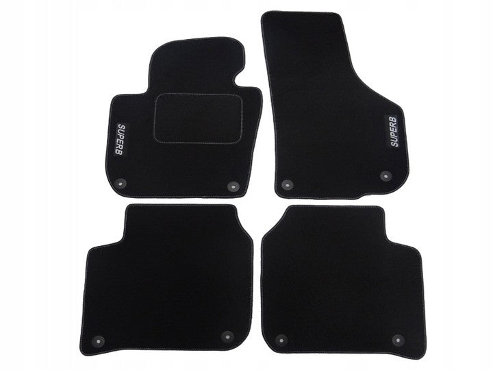 SKODA SUPERB 1 2 3 I II III VELOUR RUGS 8 mm Manufacturer Wirtual