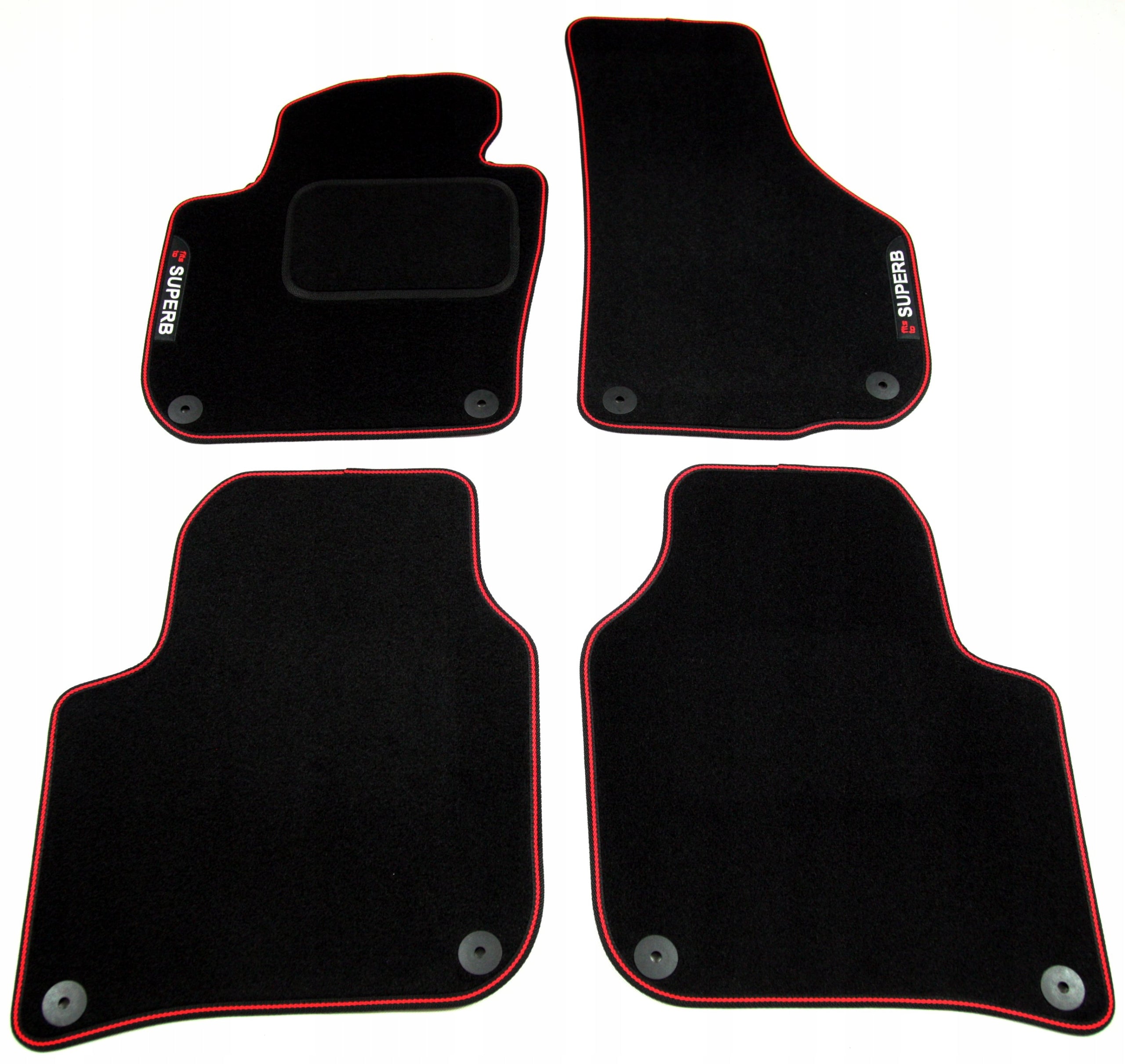SKODA SUPERB II VELOUR RUGS
