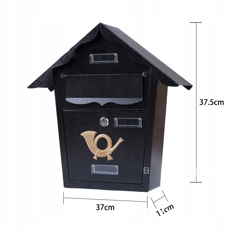Briefkasten, schwarz, L9 