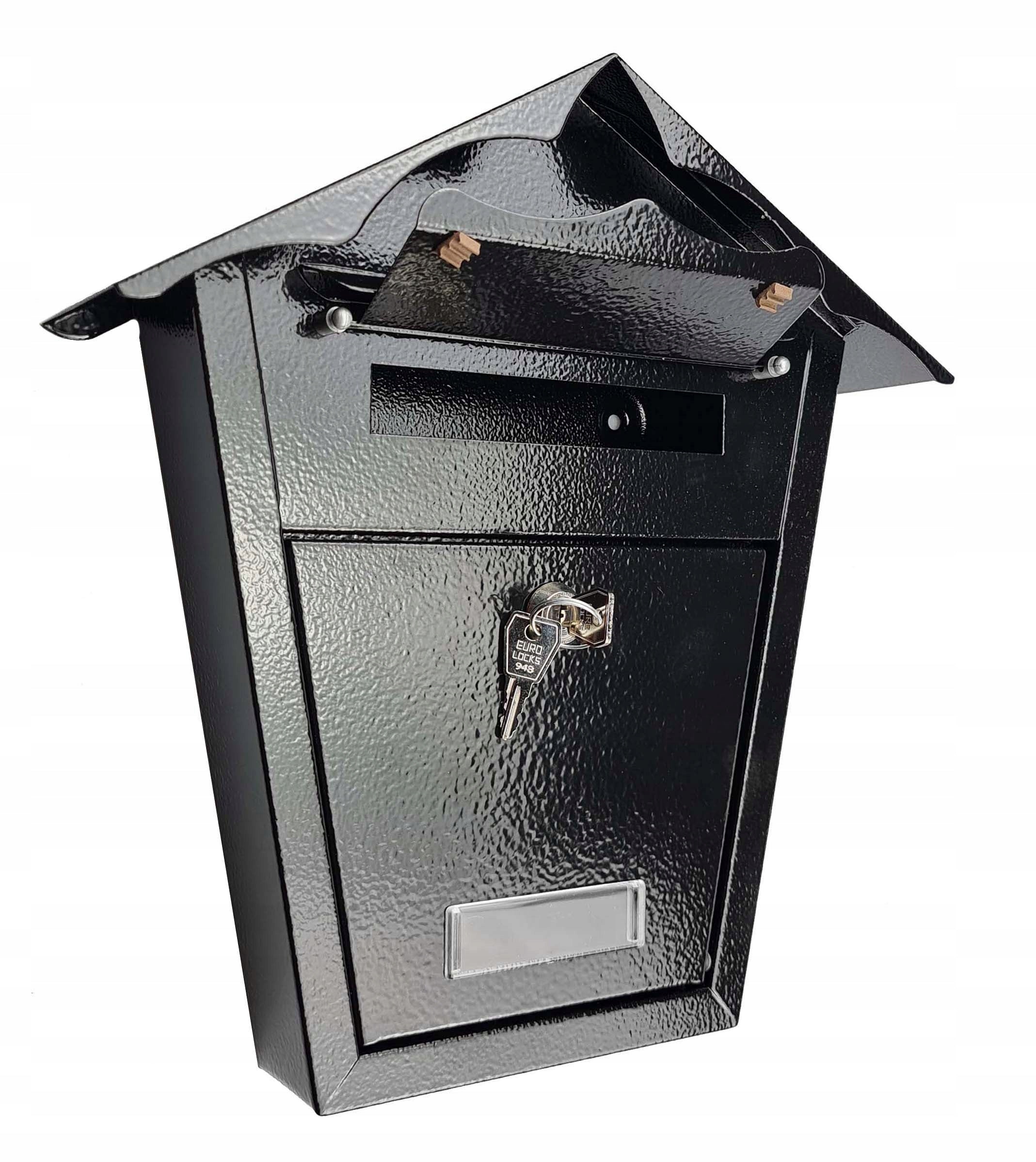Briefkasten Damech 31x29,5x7,5 cm, schwarz 