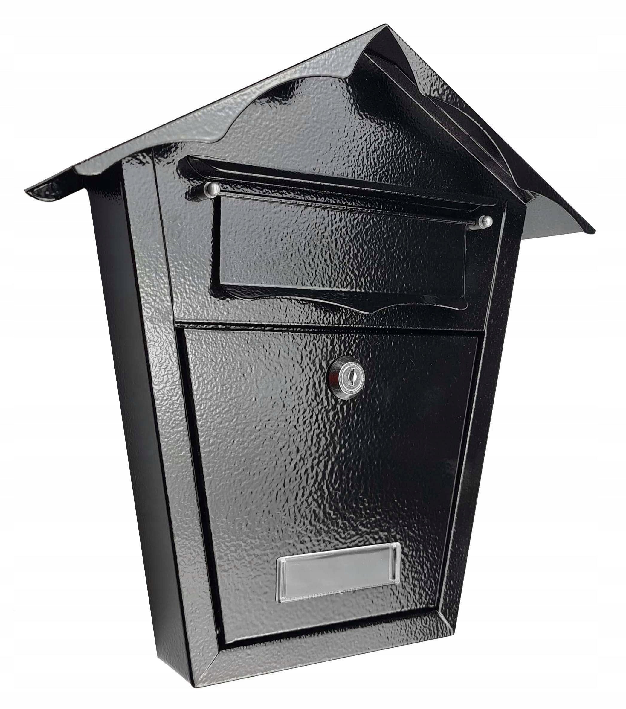 Briefkasten Damech 31x29,5x7,5 cm, schwarz 