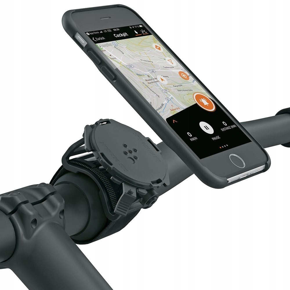 SKS Compit Anywhere Phone Holder 22-75mm 49g Black Adjustable Product weight with unit packaging 0.45 kg