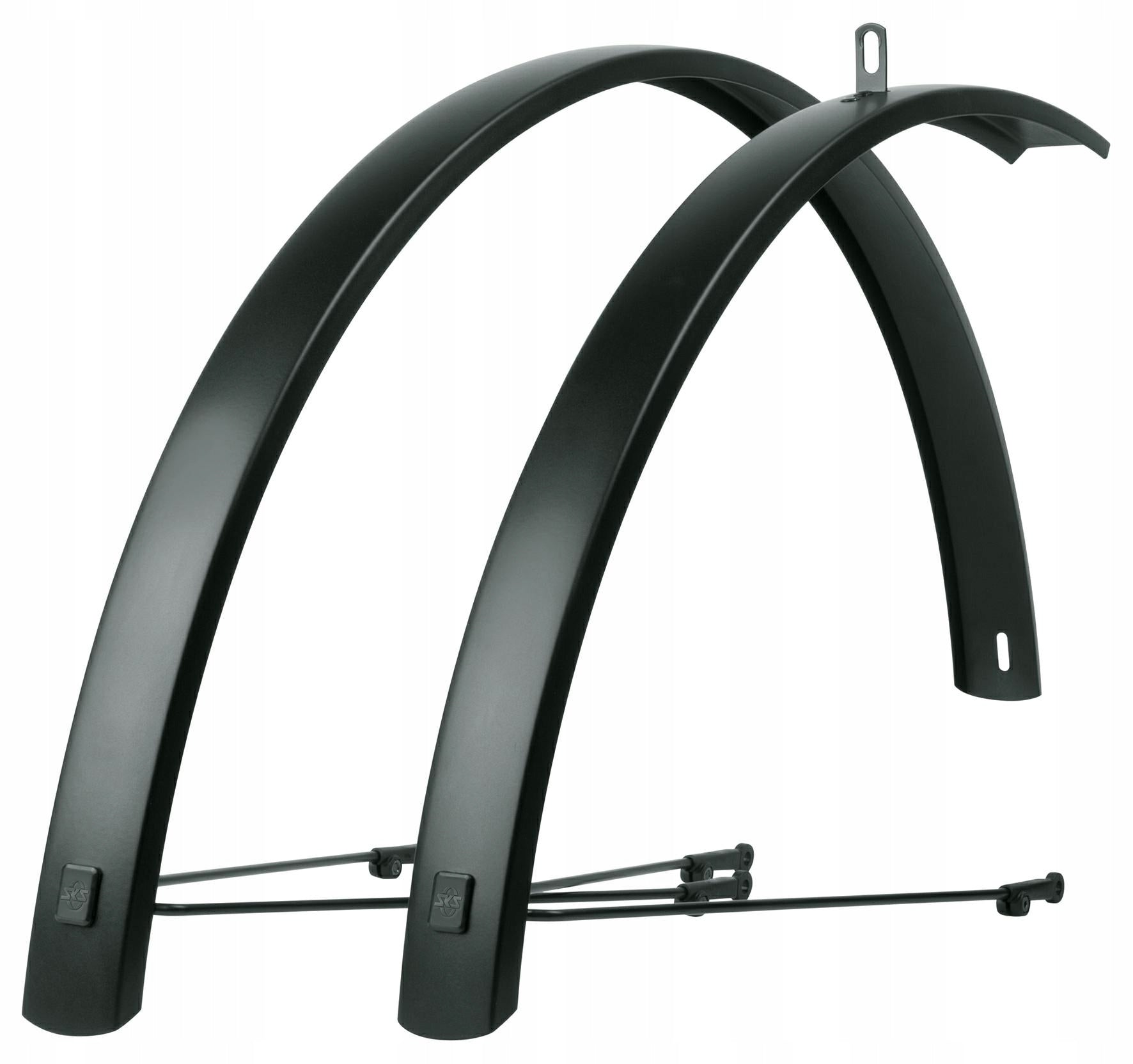 Fahrrad-Visierset, 28" SKS Edge AL 56mm, schwarz 
