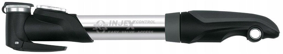 SKS Injex Control Handheld Bicycle Pump with Alu 10Bar AV DV Pressure Gauge Brand SKS