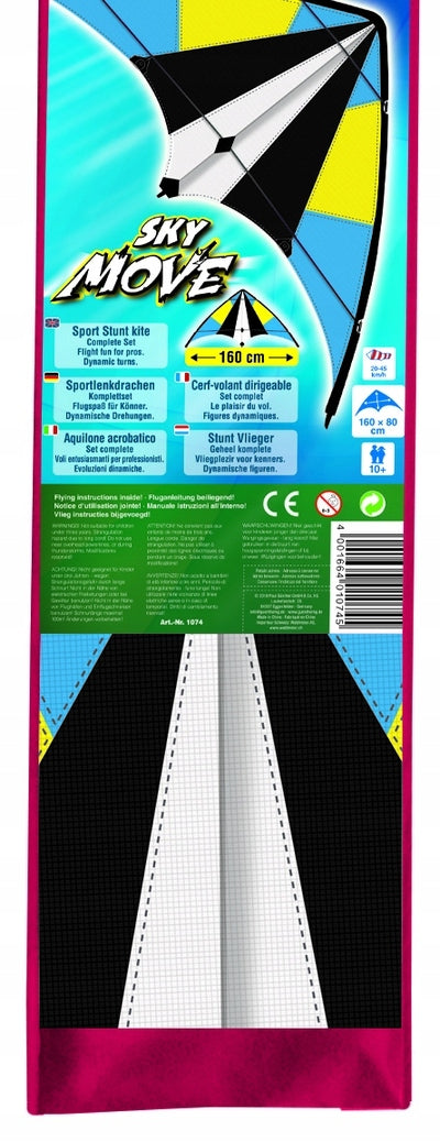 SKYMOVE AEROBATIC KITE 160x69cm FOR A SUITCASE Brand no brand