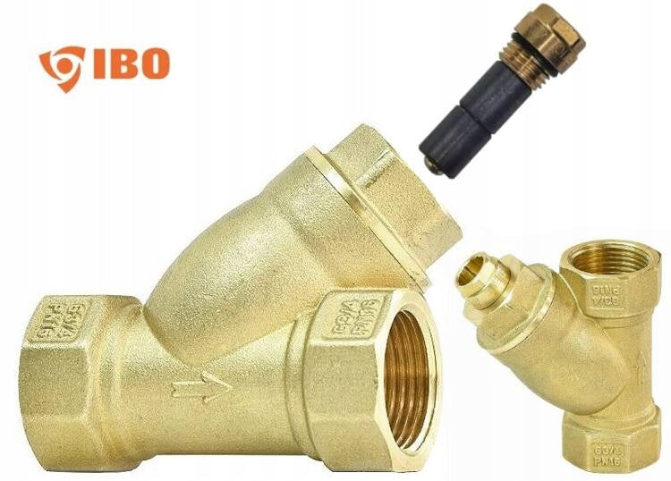 SLANTED MAGNETIC FILTER FOR WATER 1" BRASS