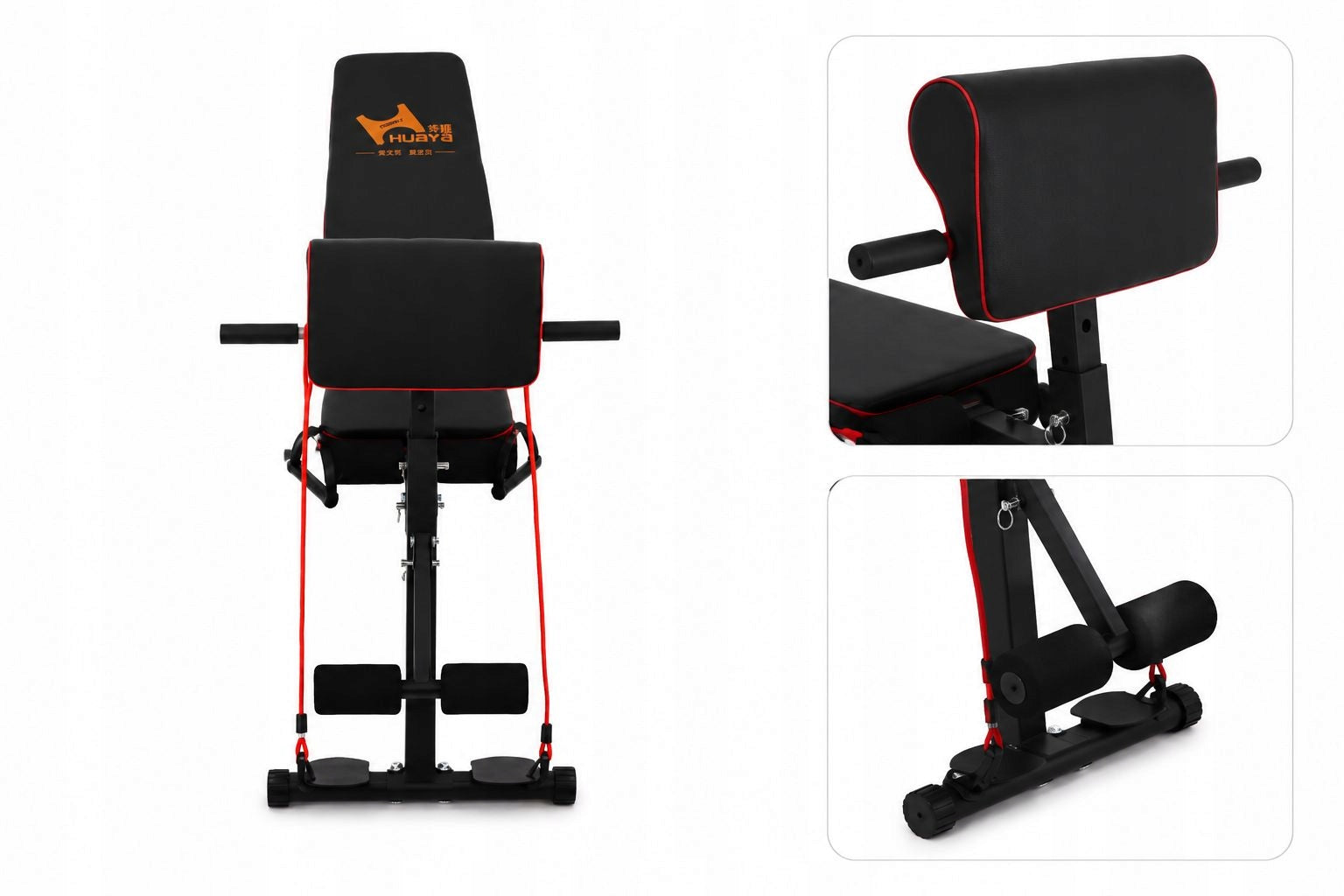 SLANTED TRAINING BENCH Exercise Bench with Expander Prayer Book Model LUCAS