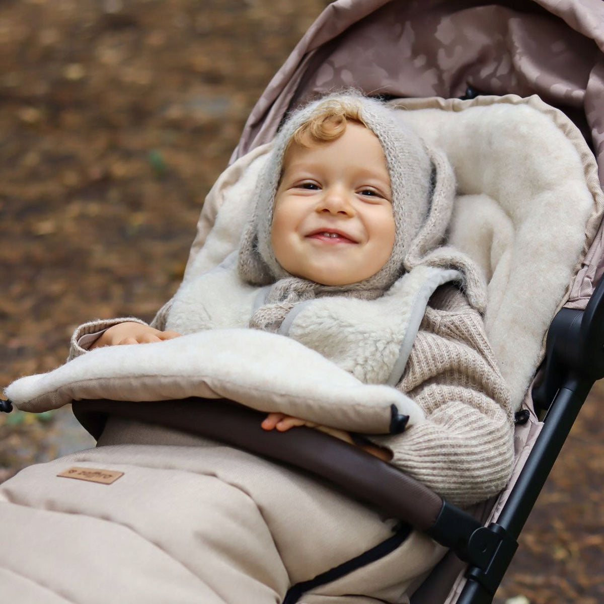 SLEEPING BAG FOR CHILDREN FOR STROLLER GONDOLA INSULATED WITH WOOL iGrow SCANDI Packaging status original