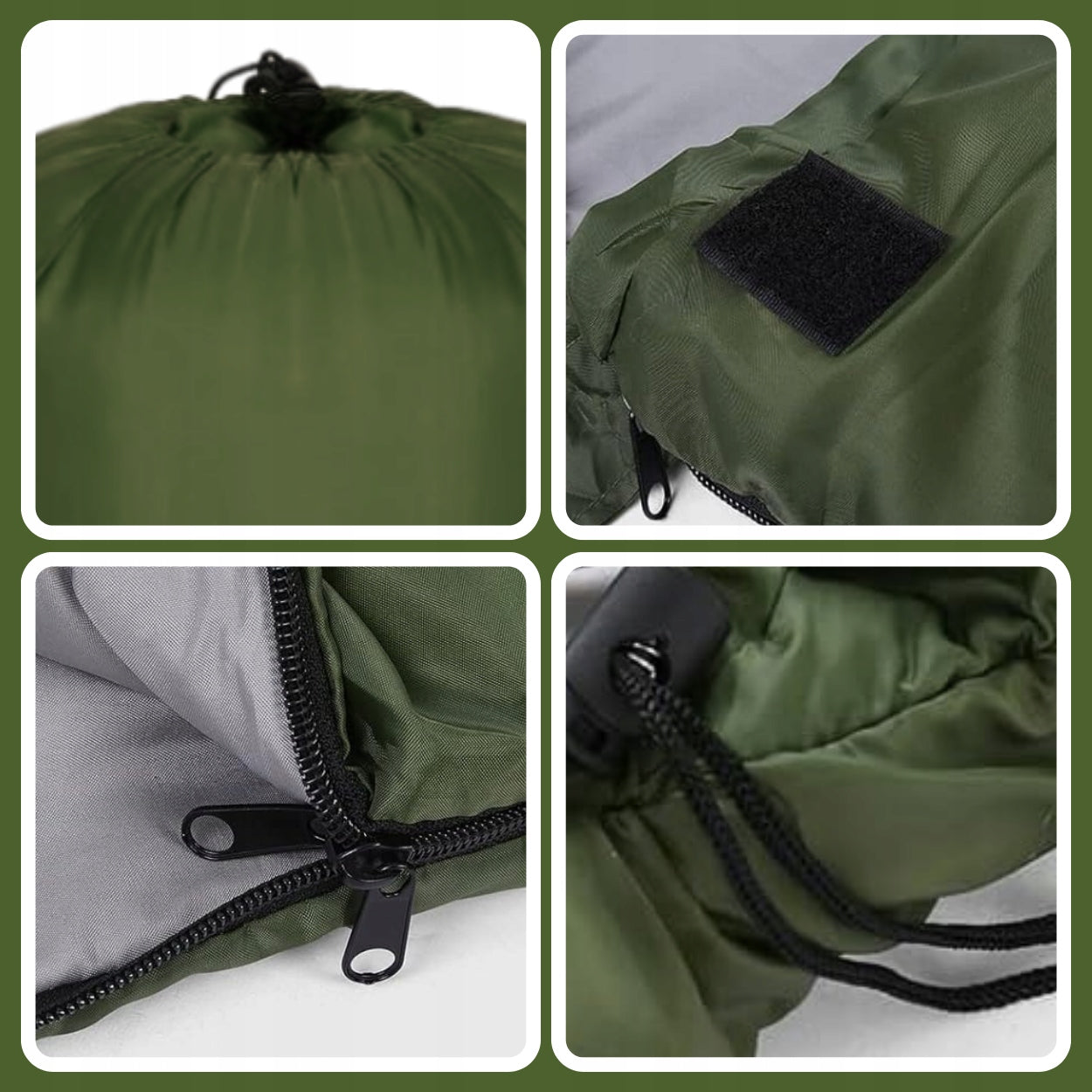 SLEEPING BAG MUMMY HIKING CAMPING DUVET TOURIST WARM LIGHT HOOD Brand MEMFLOW