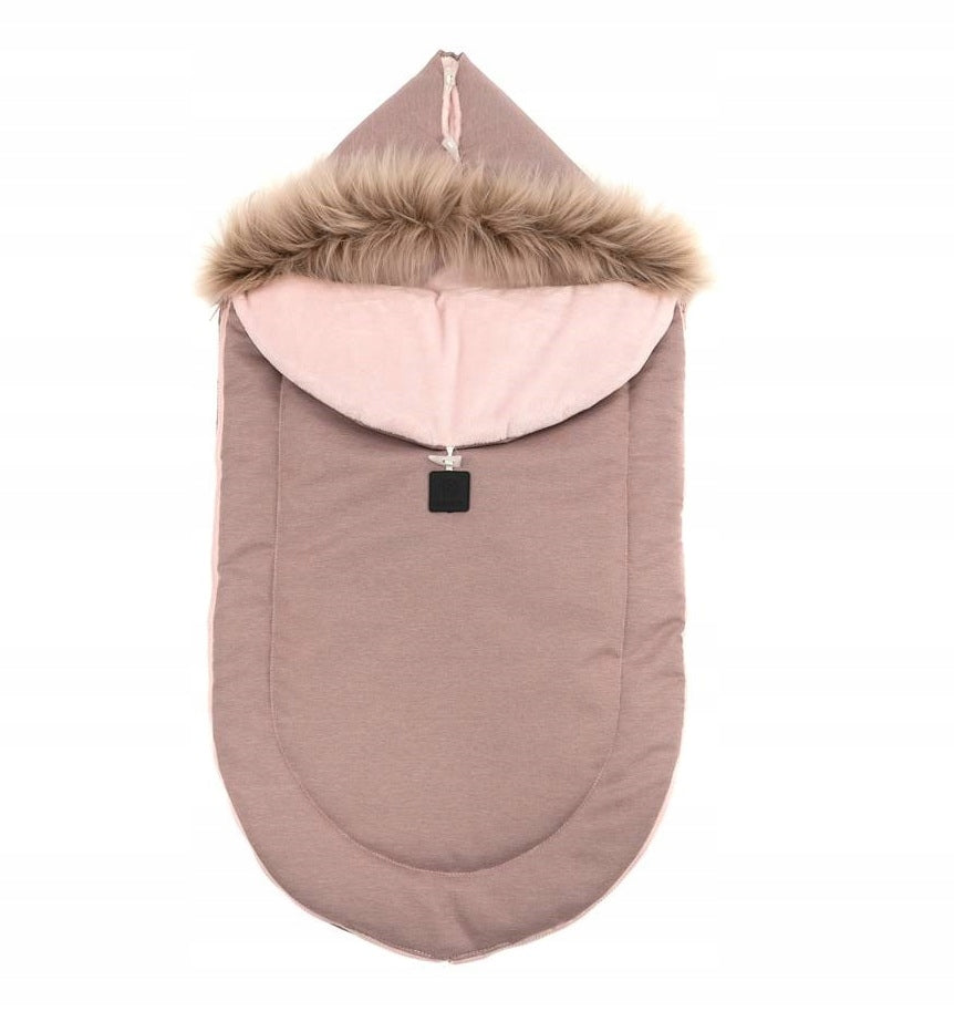 SLEEPING BAG for STROLLER GONDOLA strollers with hood WARM - COSY - KUNERT pink