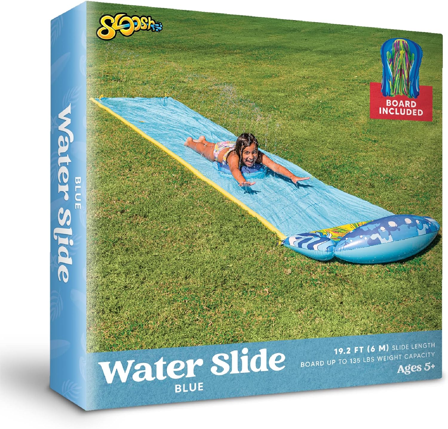 SLIDE WATER SLIDE + BOARD 6M Manufacturer code ŚLIZGAWKA ŚLIZG WODNY DŁUGA DZIECI Z DESKĄ 5M