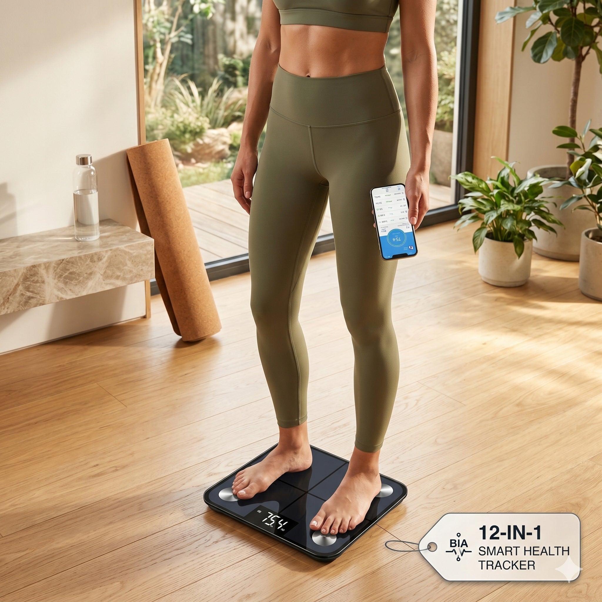 SLIM SMART+ 12in1 ANALYTICAL BATHROOM SCALE SHOWS WHAT YOU'RE AFRAID OF Manufacturer code 3831127515804